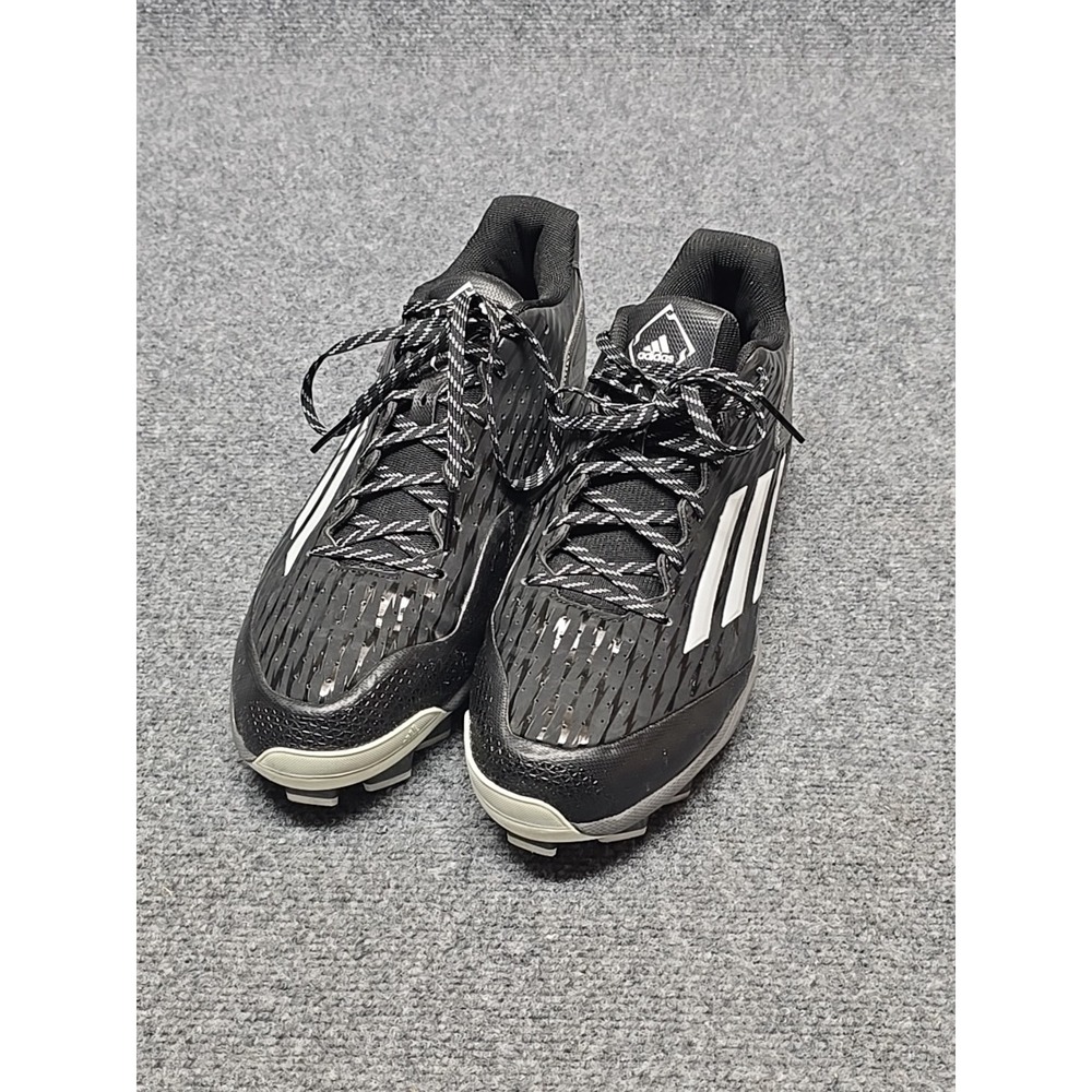 Adidas SPG 753001 Lite Strike Baseball/Softball Cleats Mens 14.0 Black/White